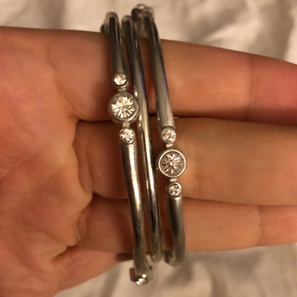 Silver bangles